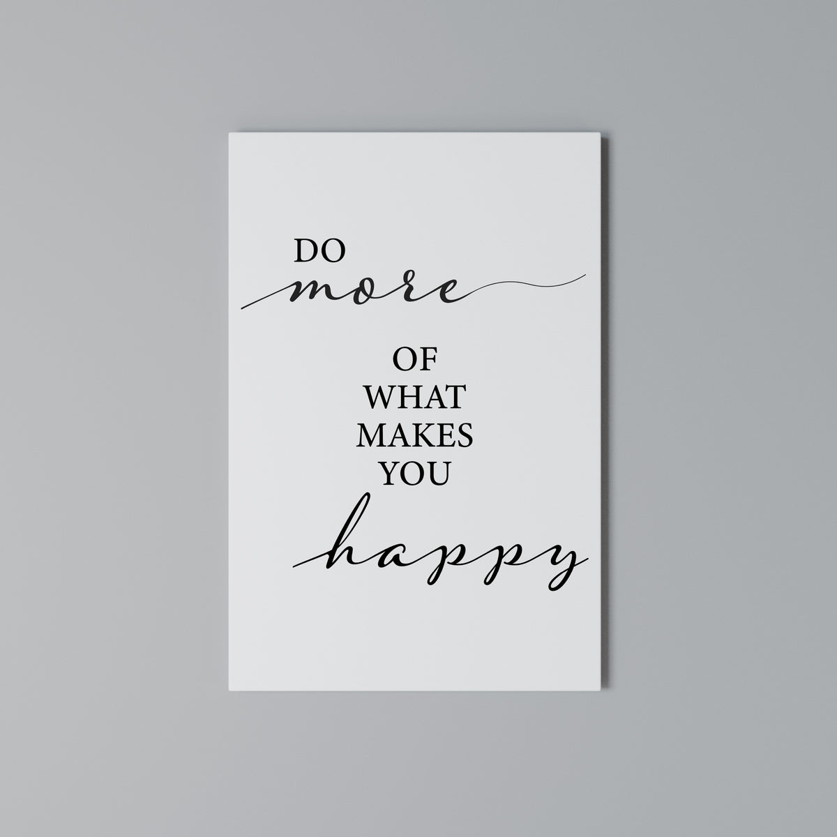 PURSUIT OF JOY Quadro em tela vertical
