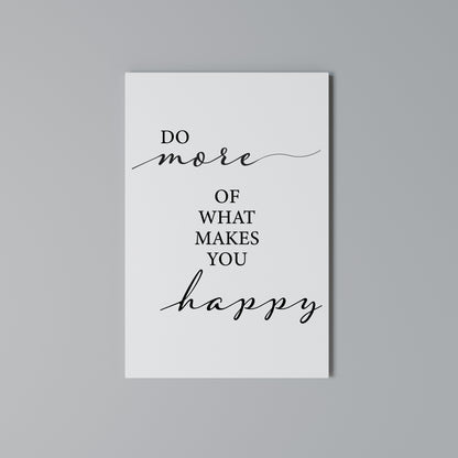 PURSUIT OF JOY Quadro em tela vertical
