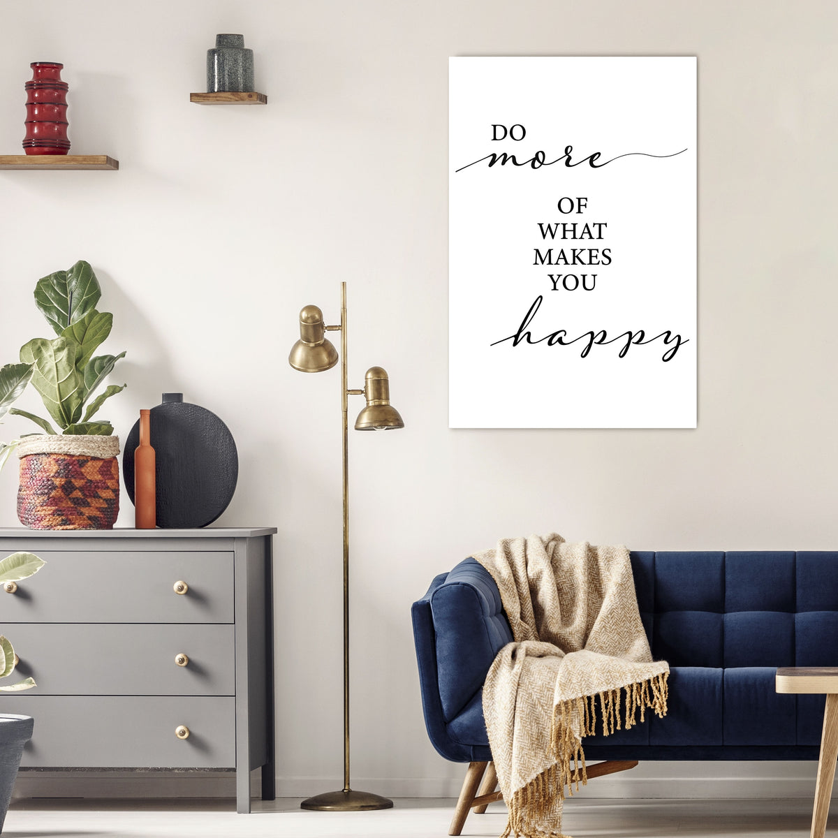 PURSUIT OF JOY Quadro em tela vertical