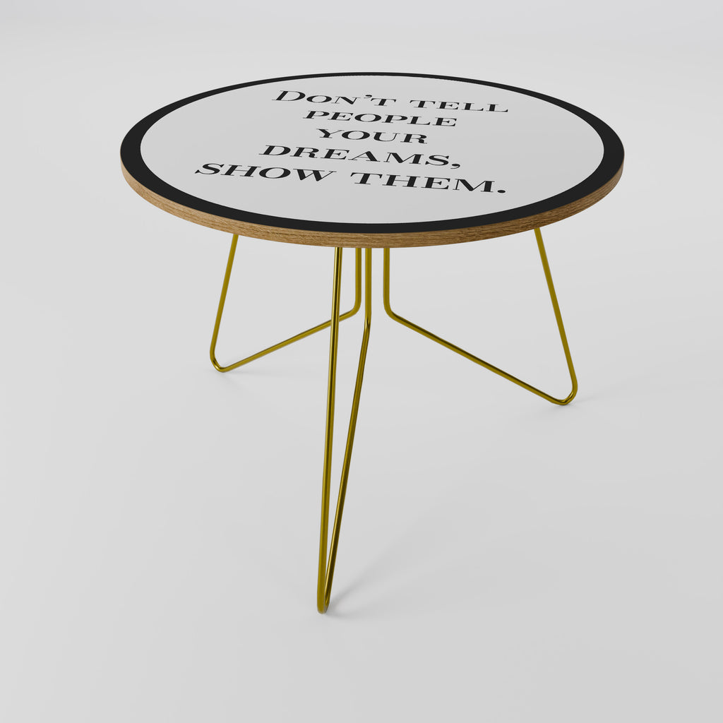 DREAMS IN ACTION Mesa de Centro