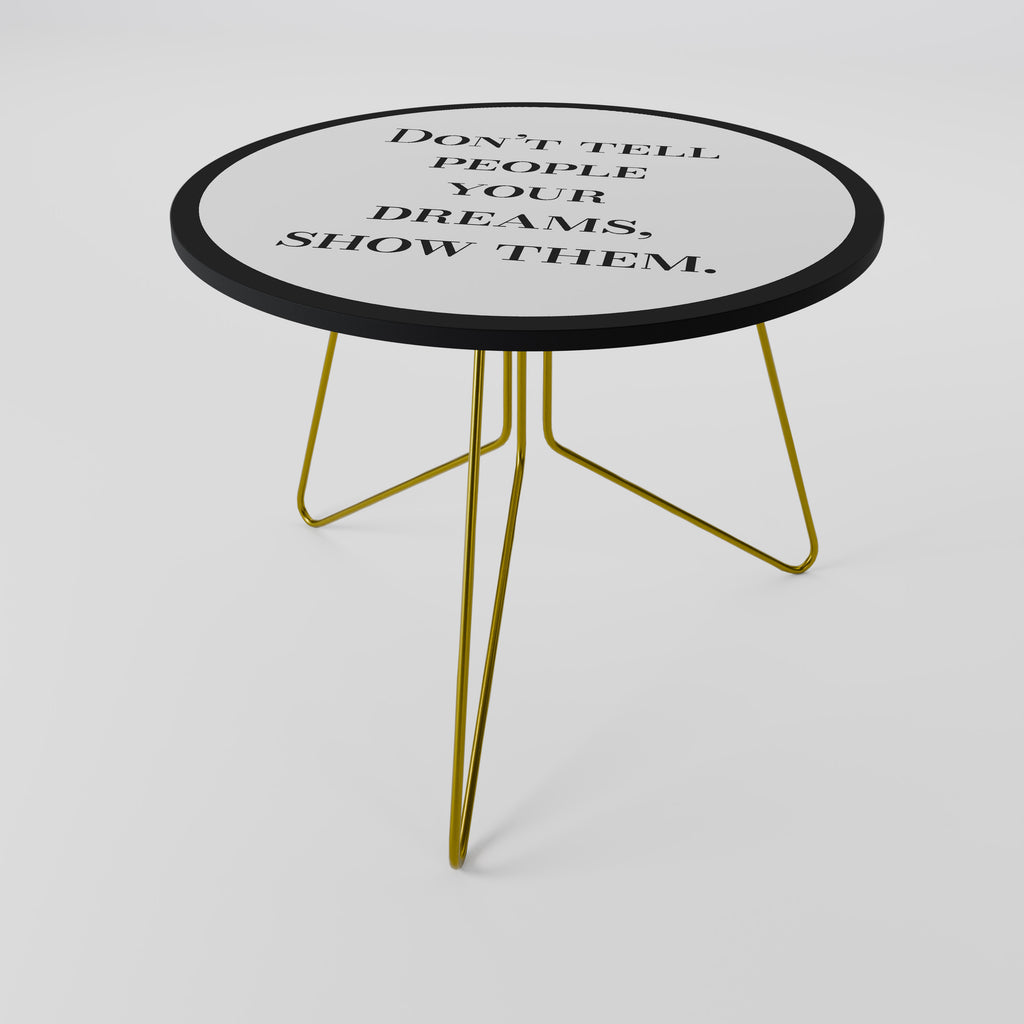 DREAMS IN ACTION Mesa de Centro