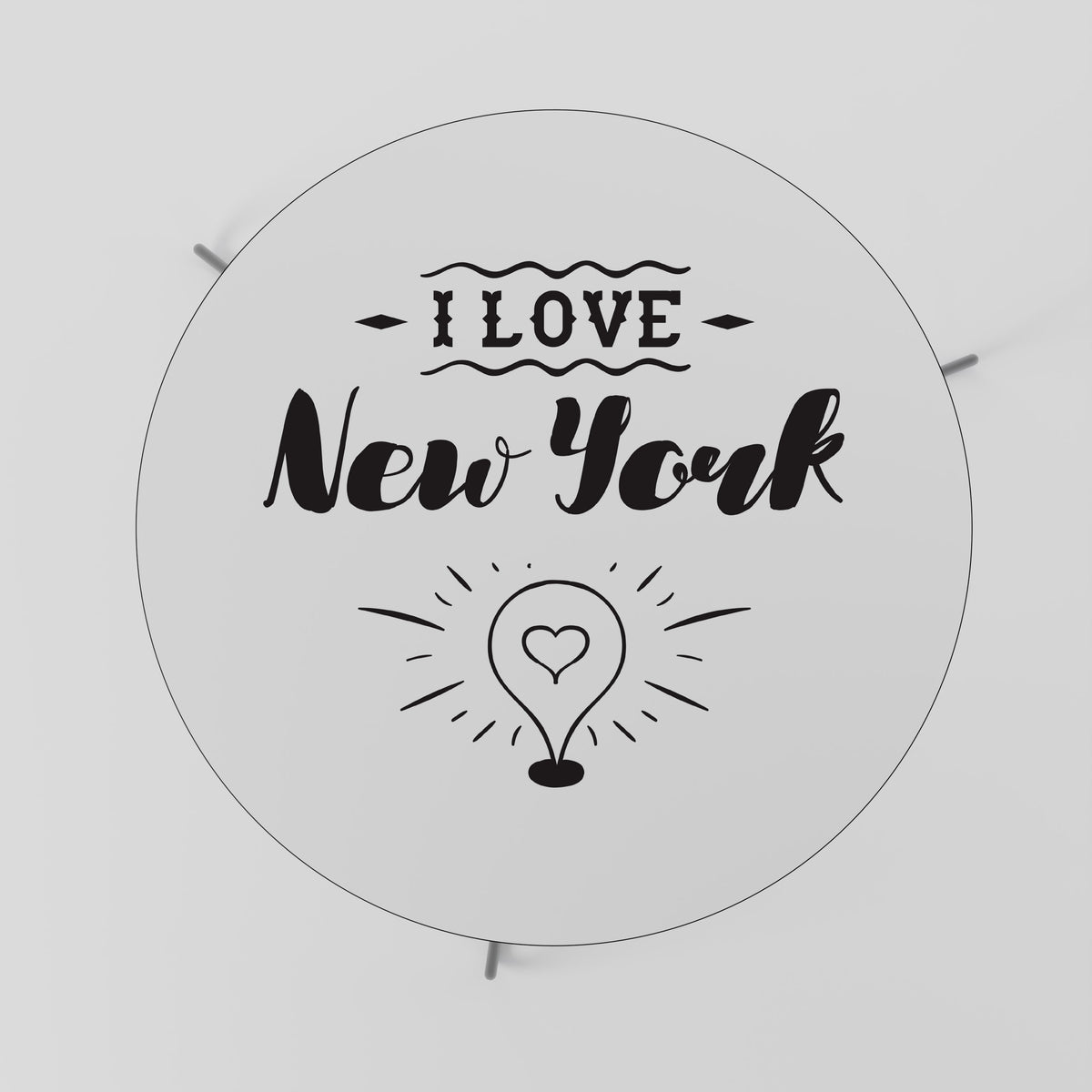 I LOVE NEW YORK Coffee Table