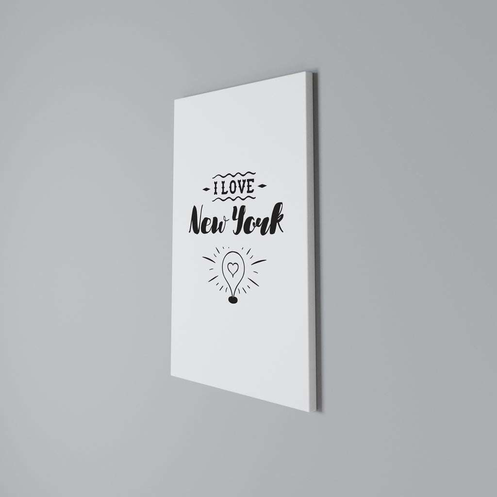 I LOVE NEW YORK Vertical Canvas Print