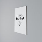 I LOVE NEW YORK Vertical Canvas Print