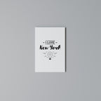 I LOVE NEW YORK Vertical Canvas Print