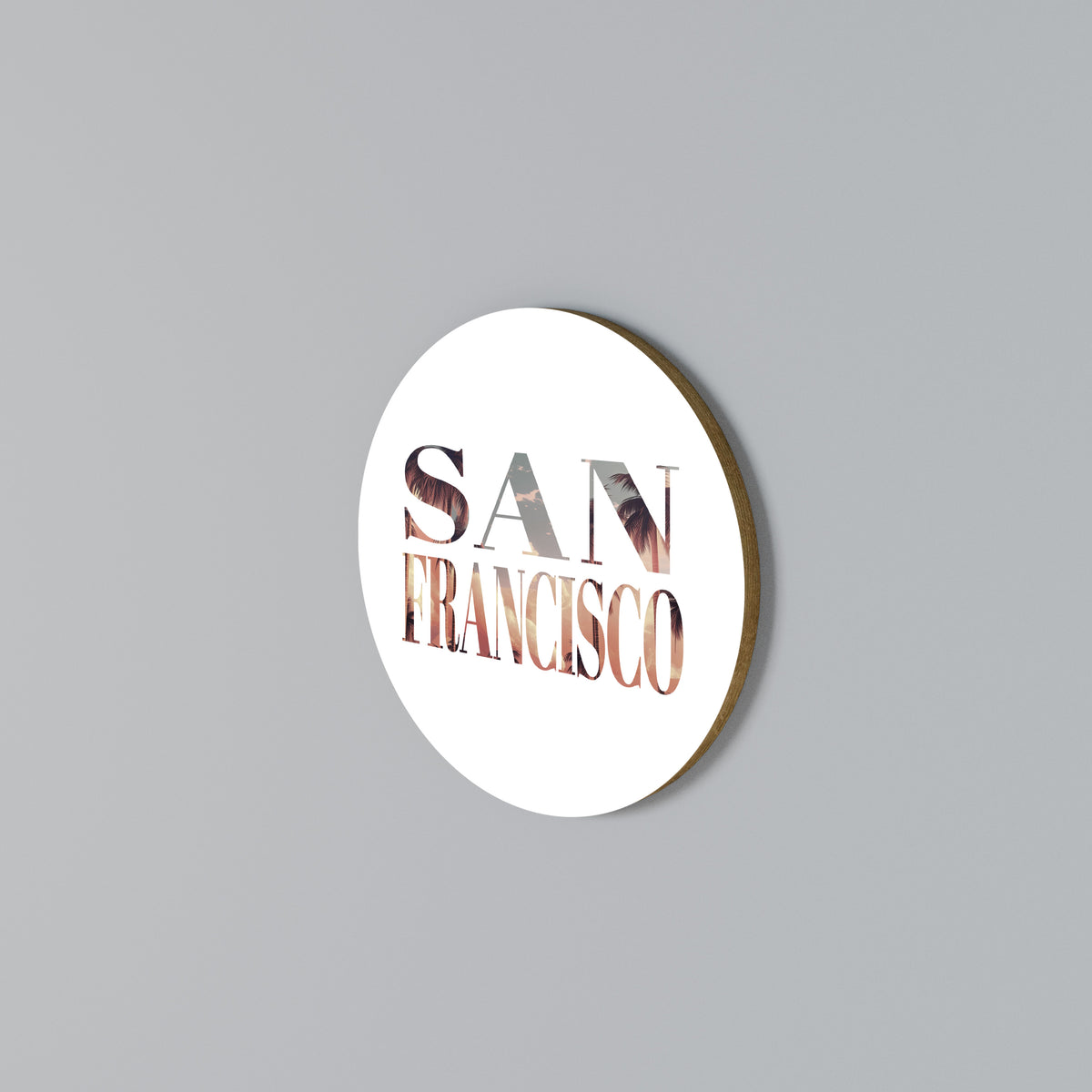 SAN FRANCISCO Στρογγυλός πίνακας ζωγραφικής