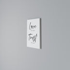 BREEZY BELIEFS Vertical Canvas Print