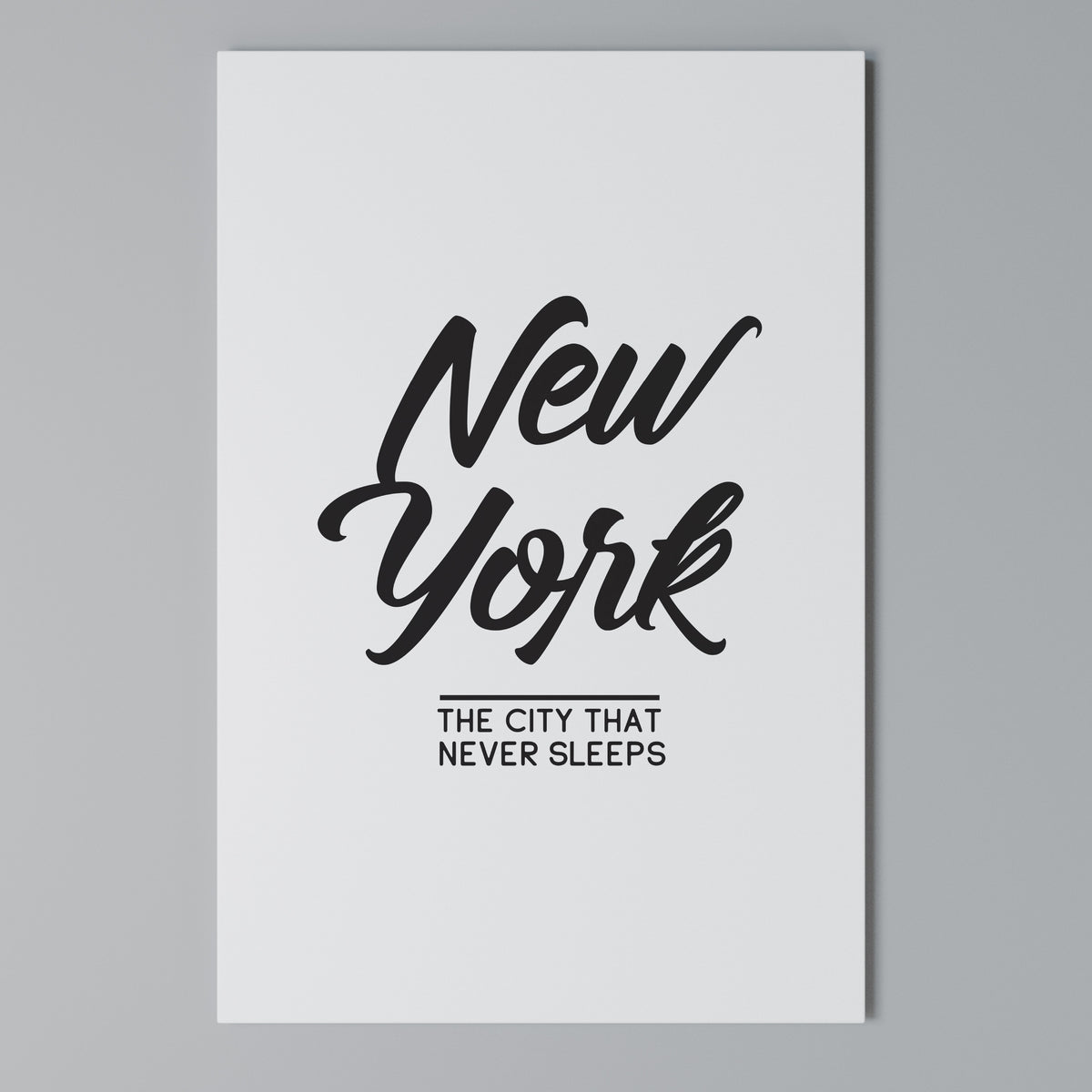 AWAKE IN NYC Κατακόρυφος Πίνακας σε Καμβά