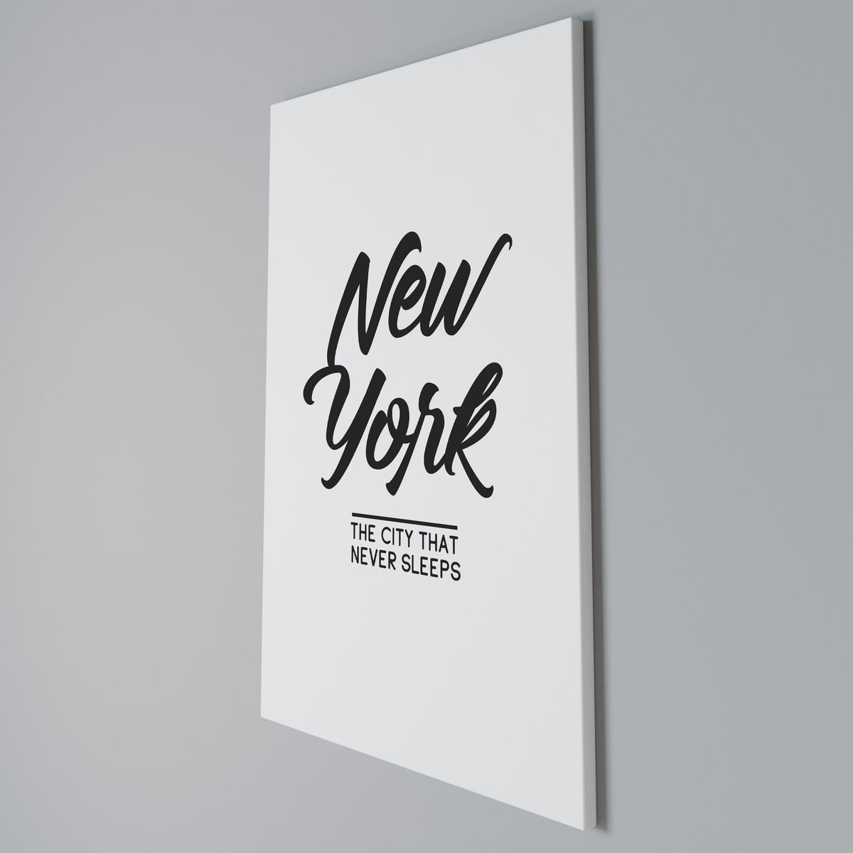 AWAKE IN NYC Κατακόρυφος Πίνακας σε Καμβά