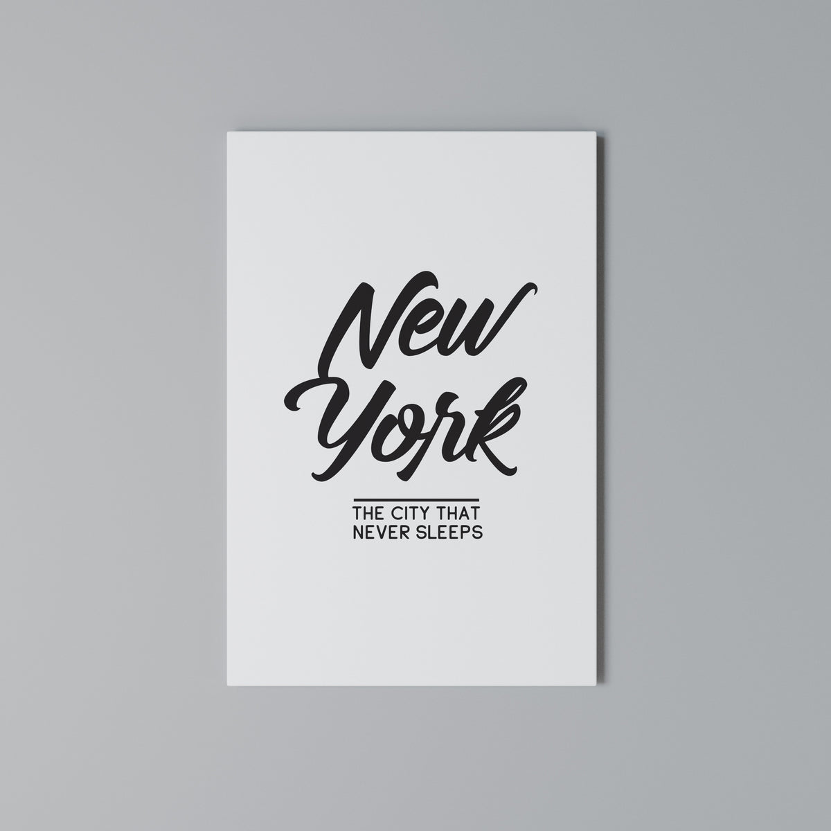 AWAKE IN NYC Κατακόρυφος Πίνακας σε Καμβά