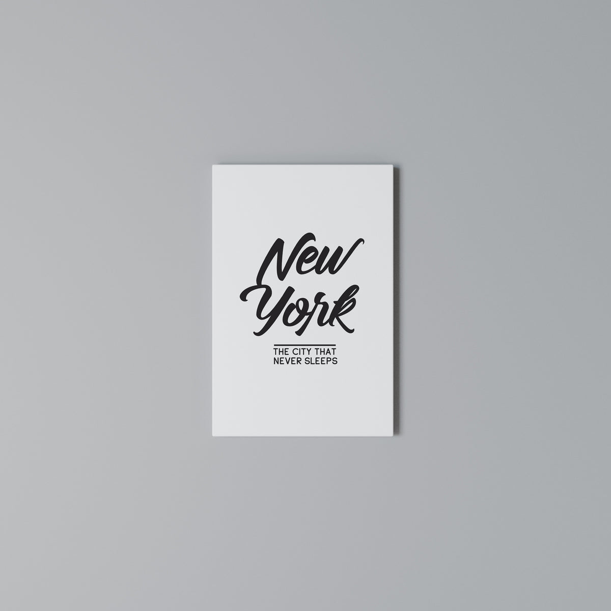 AWAKE IN NYC Κατακόρυφος Πίνακας σε Καμβά
