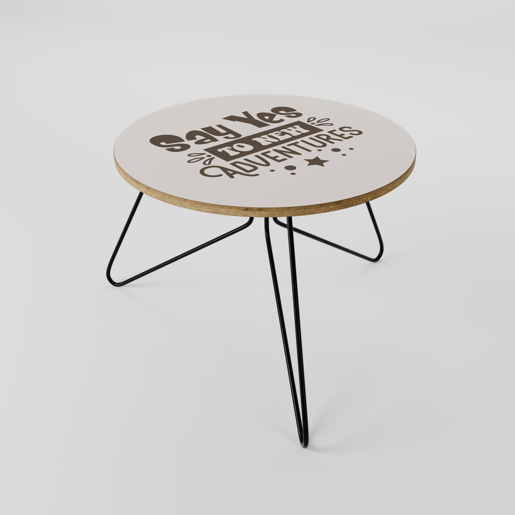 ADVENTURE AWAITS YOU Couchtisch