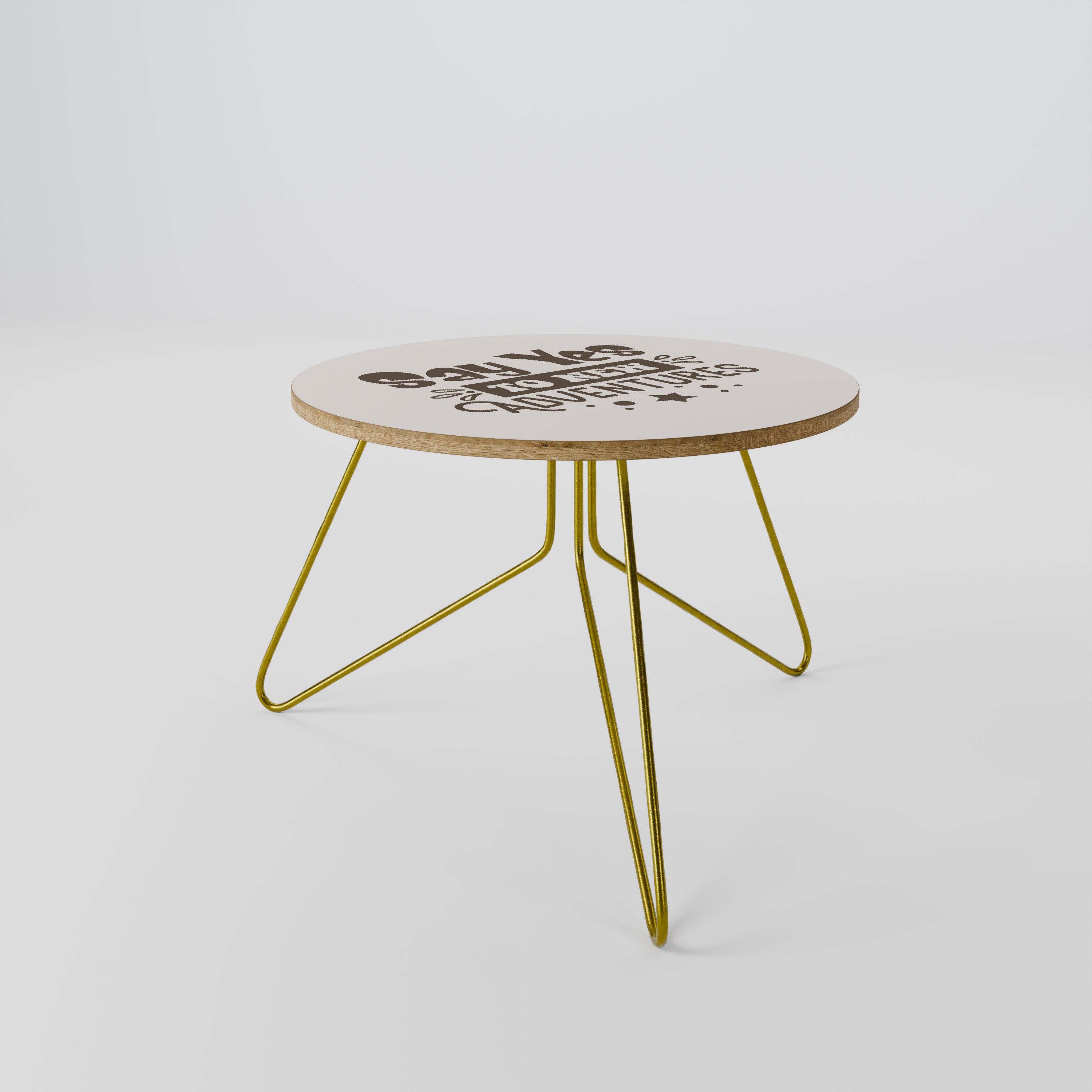 ADVENTURE AWAITS YOU Mesa de centro