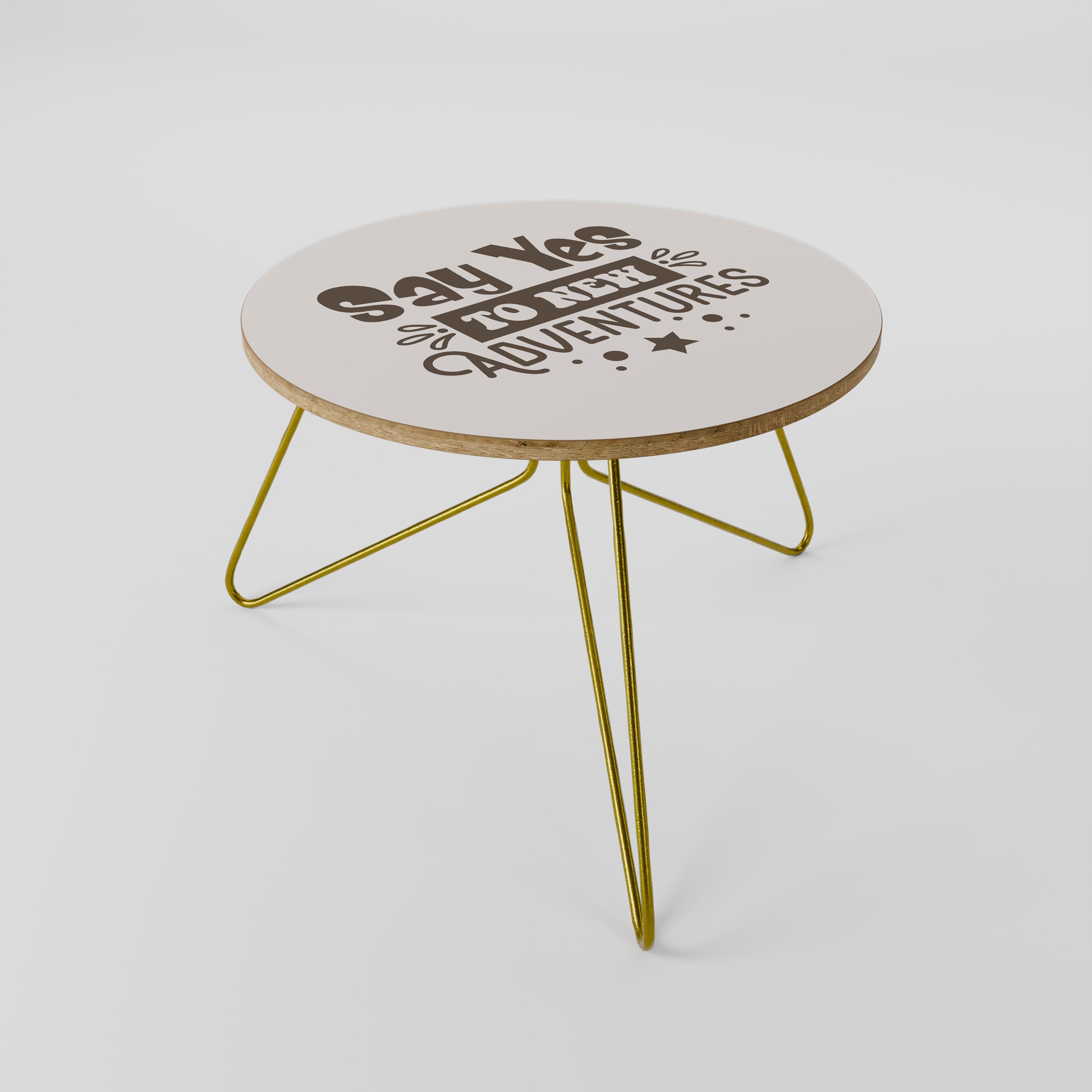 ADVENTURE AWAITS YOU Couchtisch