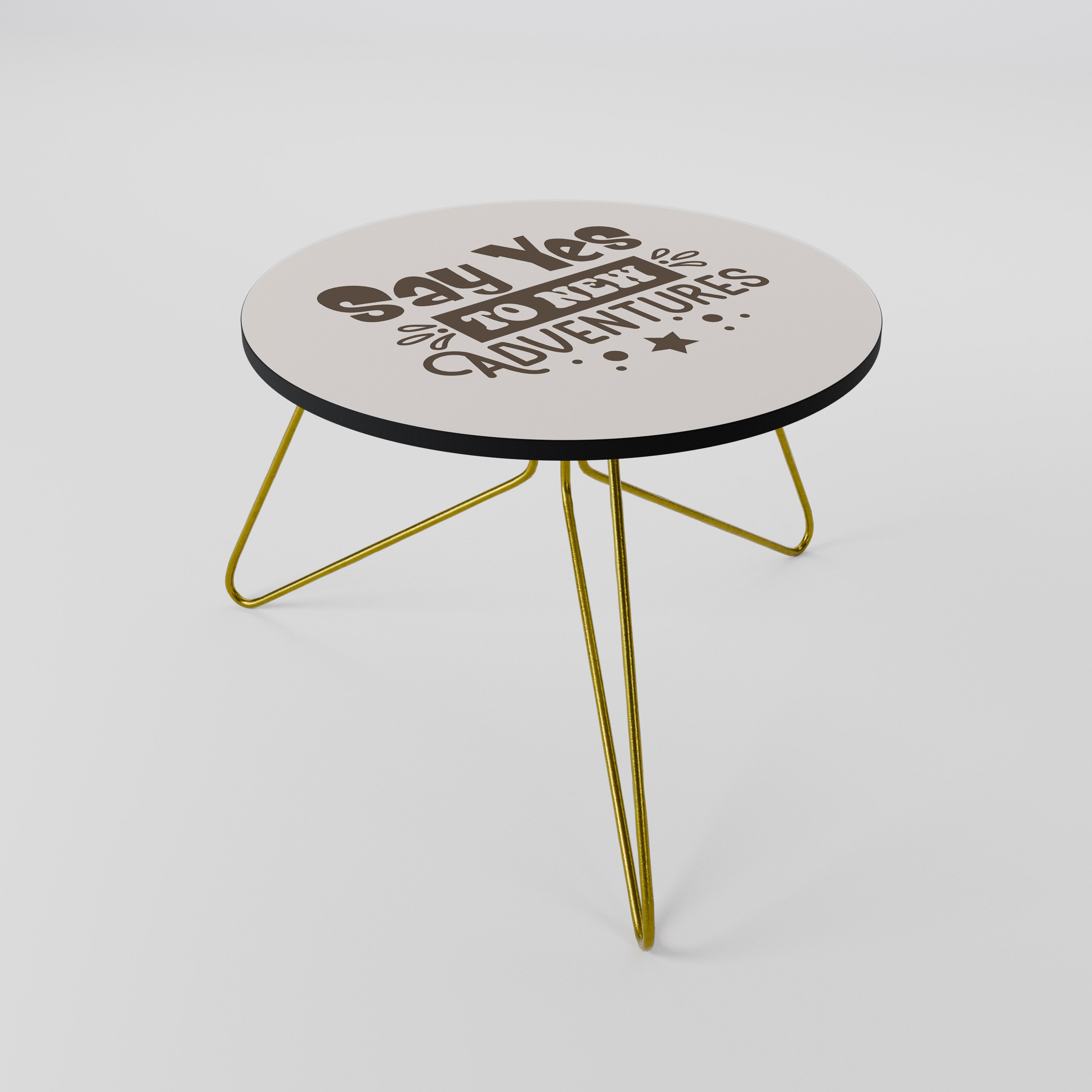 ADVENTURE AWAITS YOU Couchtisch