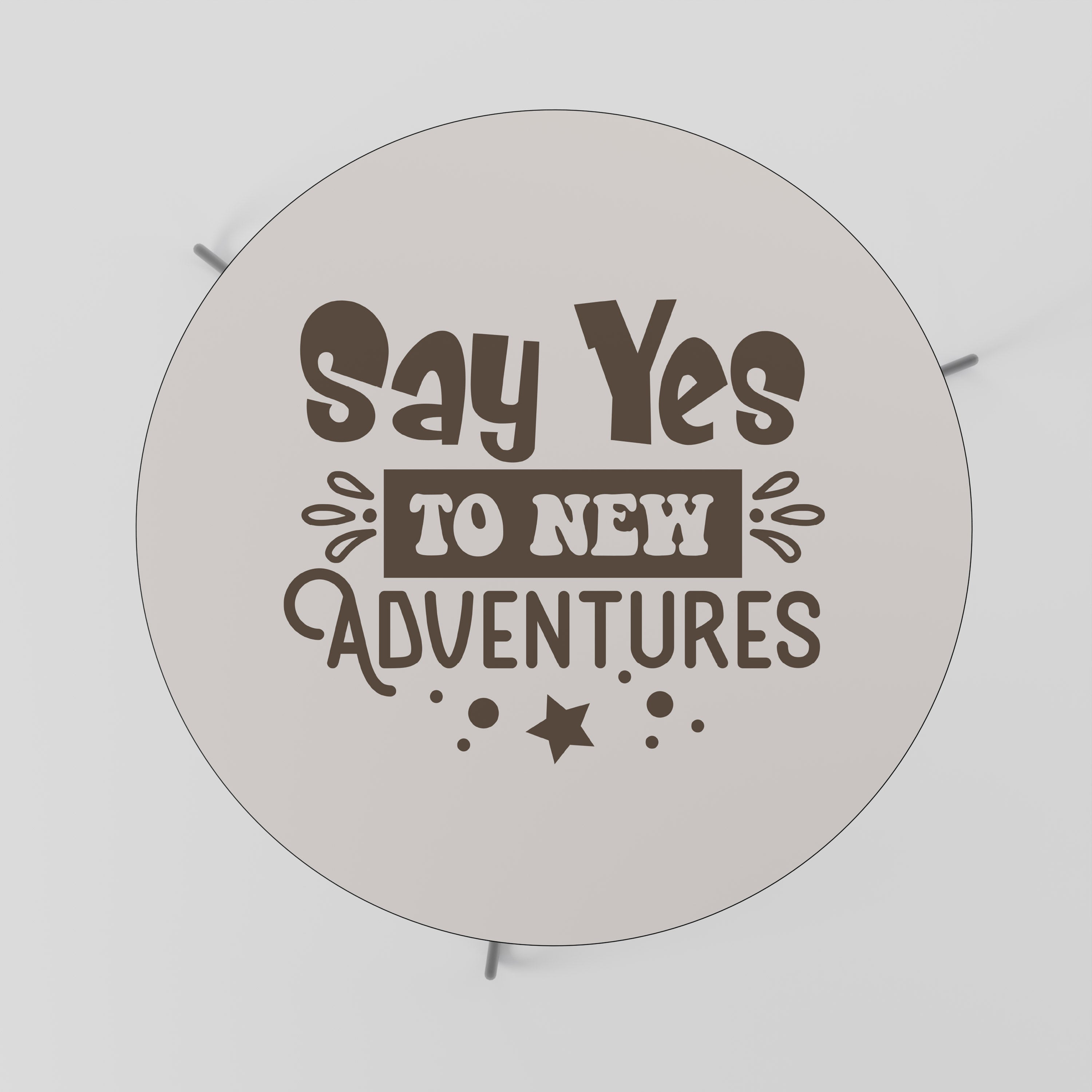 ADVENTURE AWAITS YOU Couchtisch