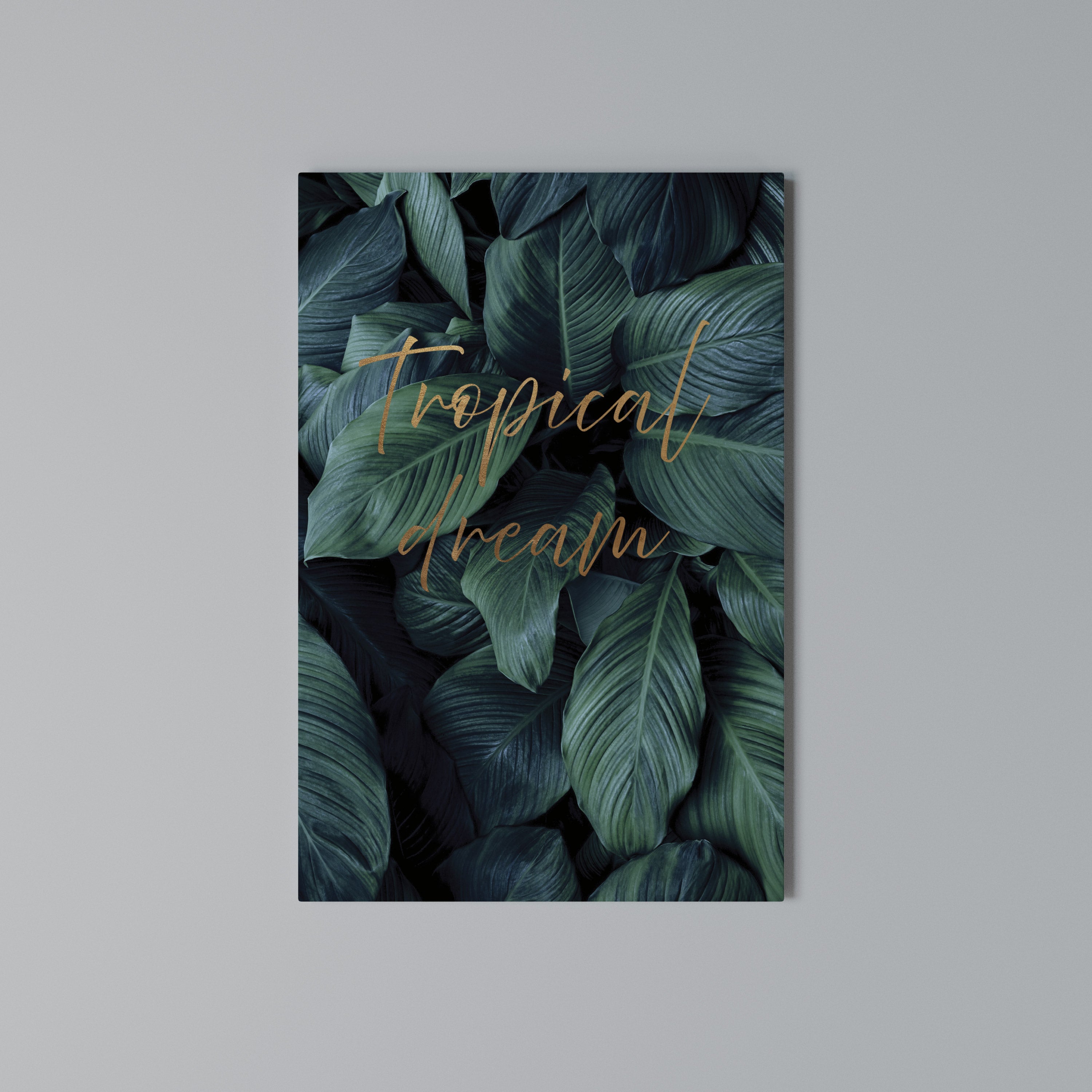 TROPICAL BLISS Vertical Canvas Print