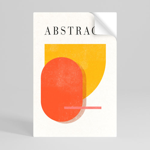 PLAYFUL COMPOSITION Αυτοκόλλητη Αφίσα κάθετη