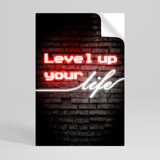 IGNITE YOUR ASPIRATIONS Selbstklebendes Poster - Hochformat
