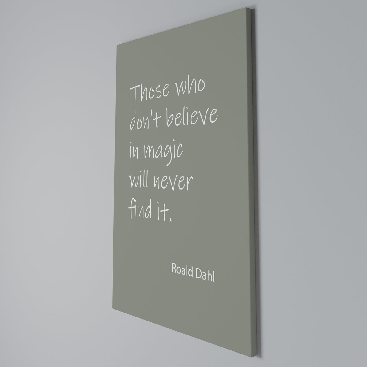 MAGIC OF BELIEF Stampa su tela verticale