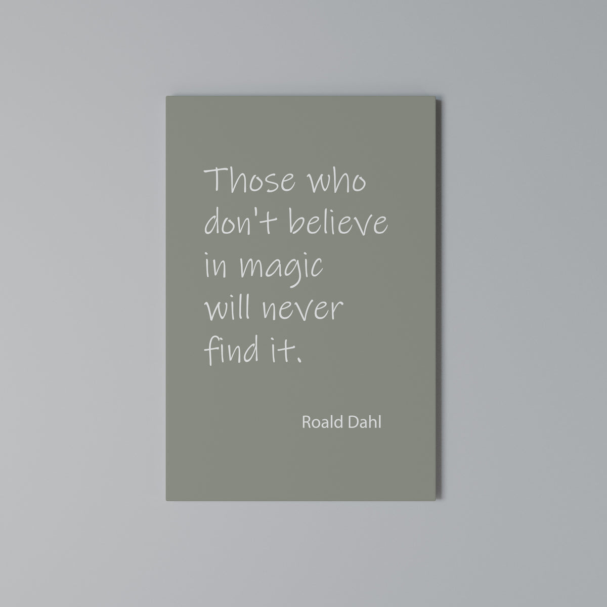 MAGIC OF BELIEF Stampa su tela verticale