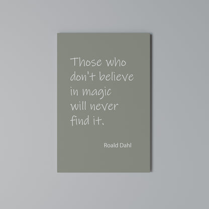MAGIC OF BELIEF Stampa su tela verticale
