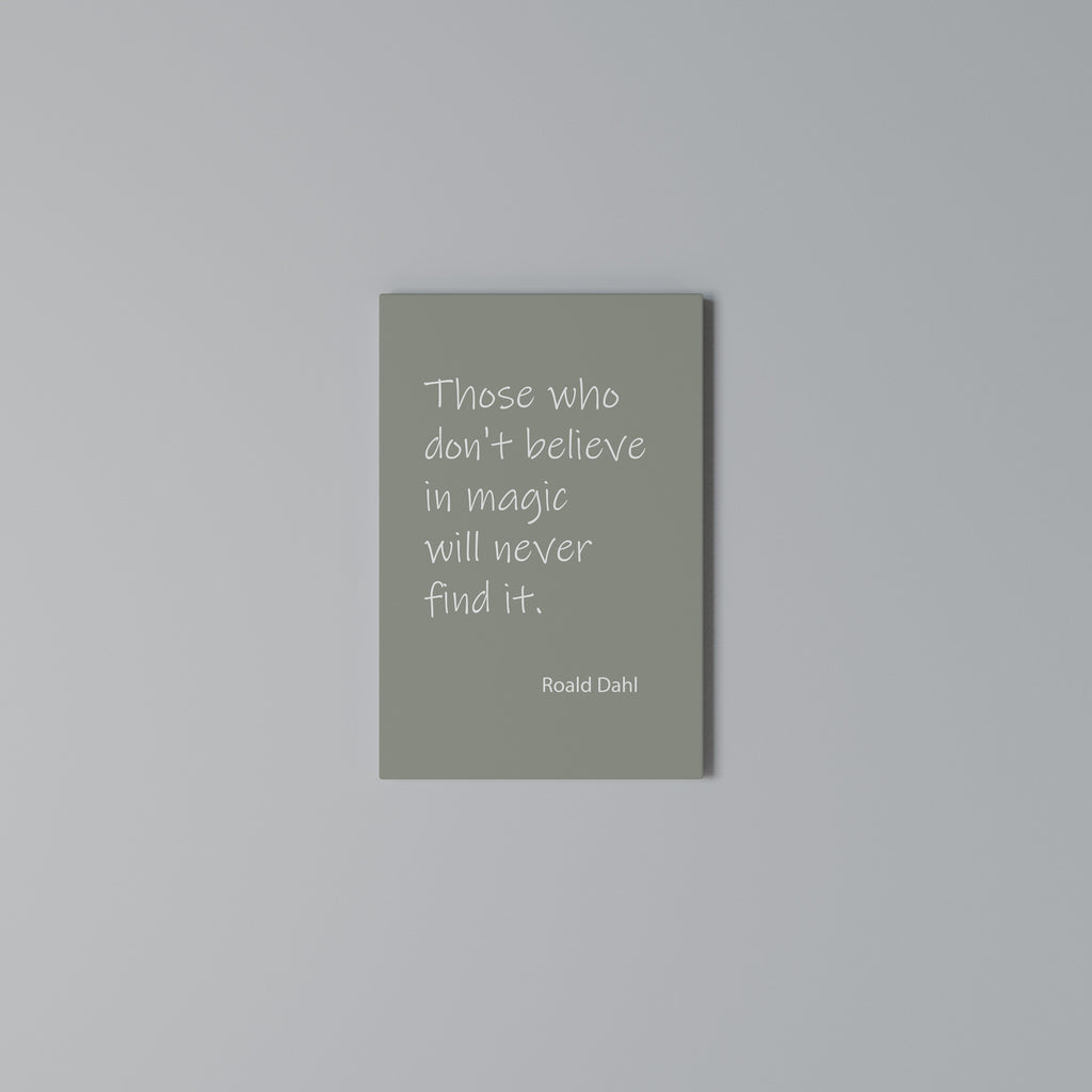 MAGIC OF BELIEF Κατακόρυφος Πίνακας σε Καμβά