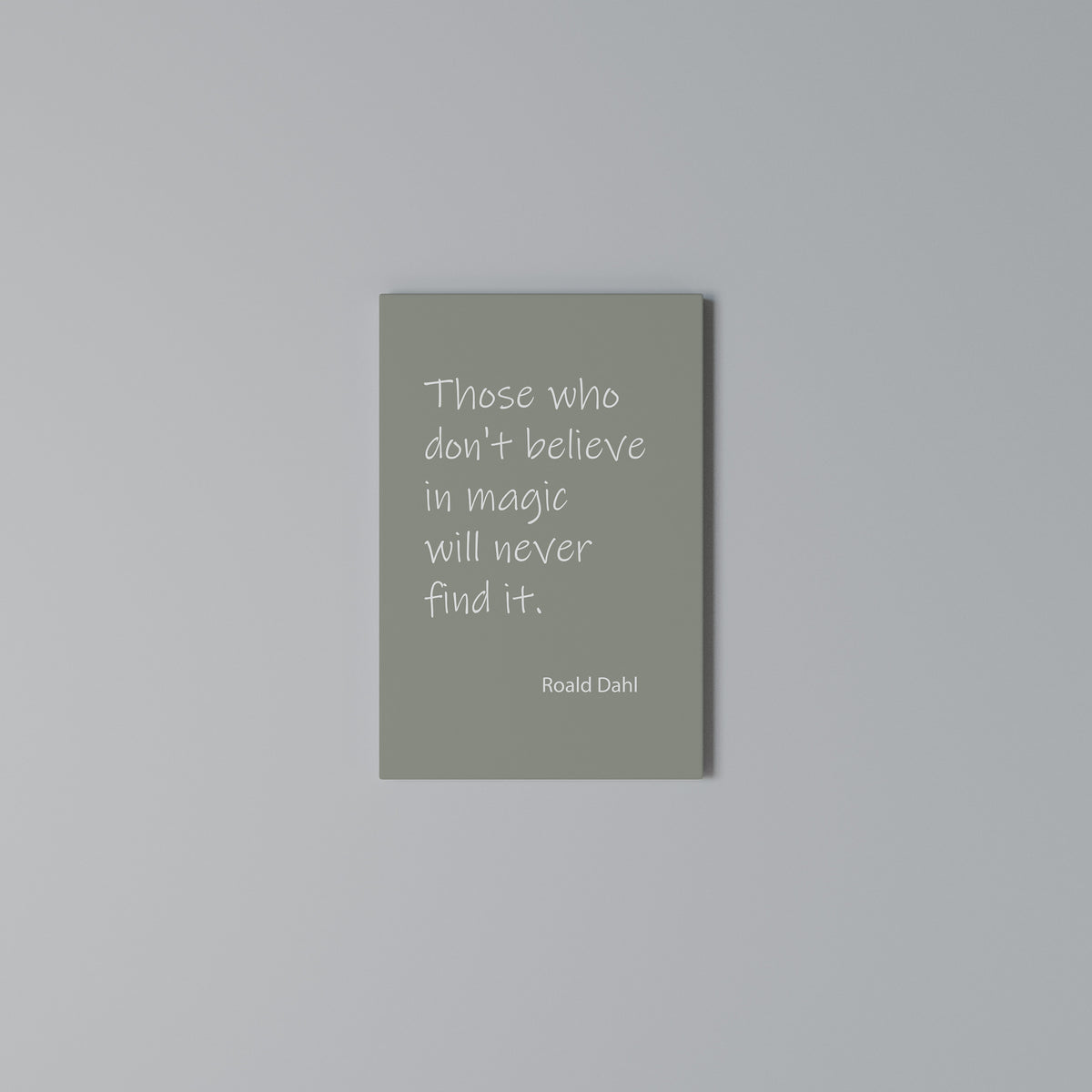 MAGIC OF BELIEF Κατακόρυφος Πίνακας σε Καμβά