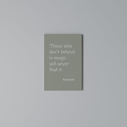 MAGIC OF BELIEF Stampa su tela verticale