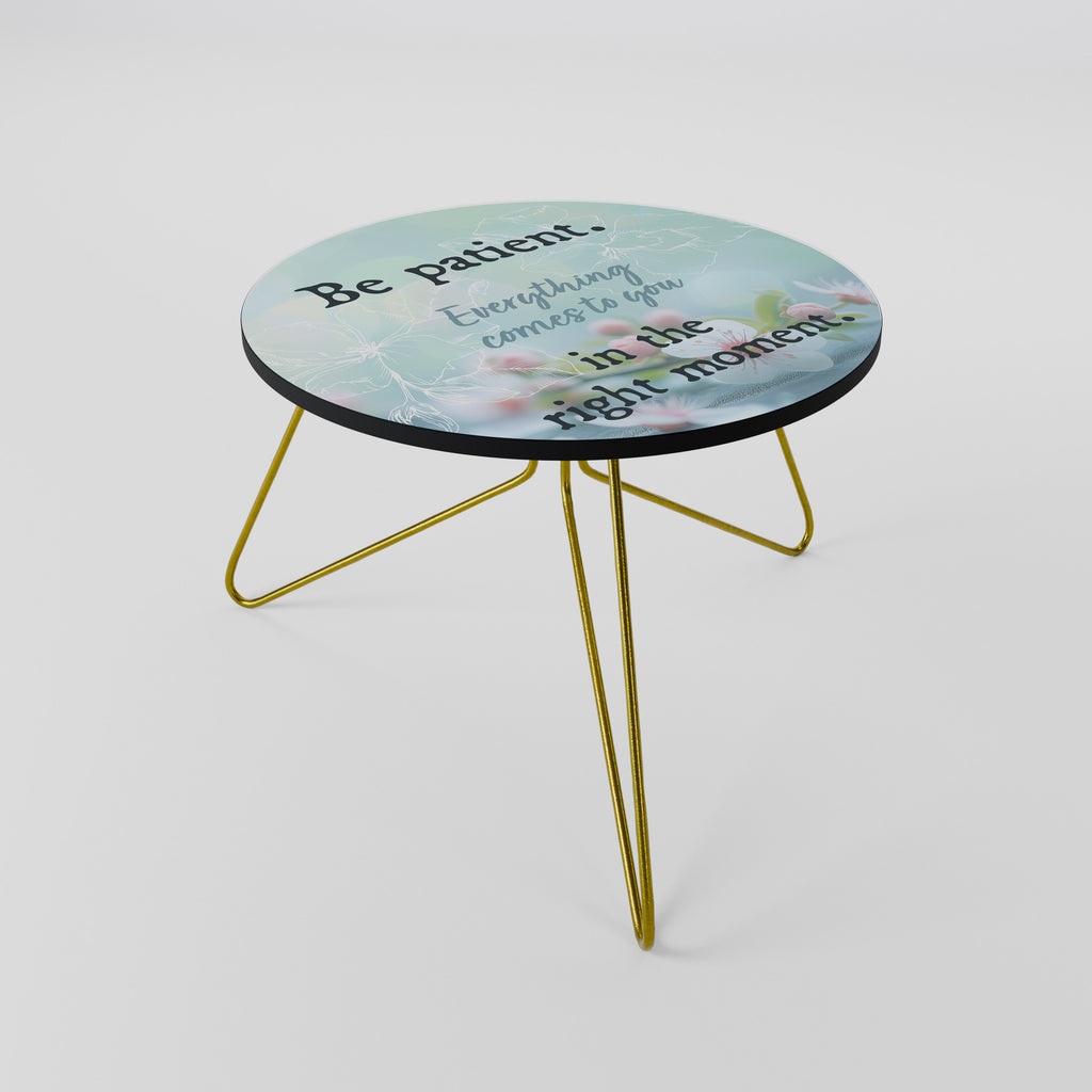 PATIENCE IN BLOOM Mesa de centro