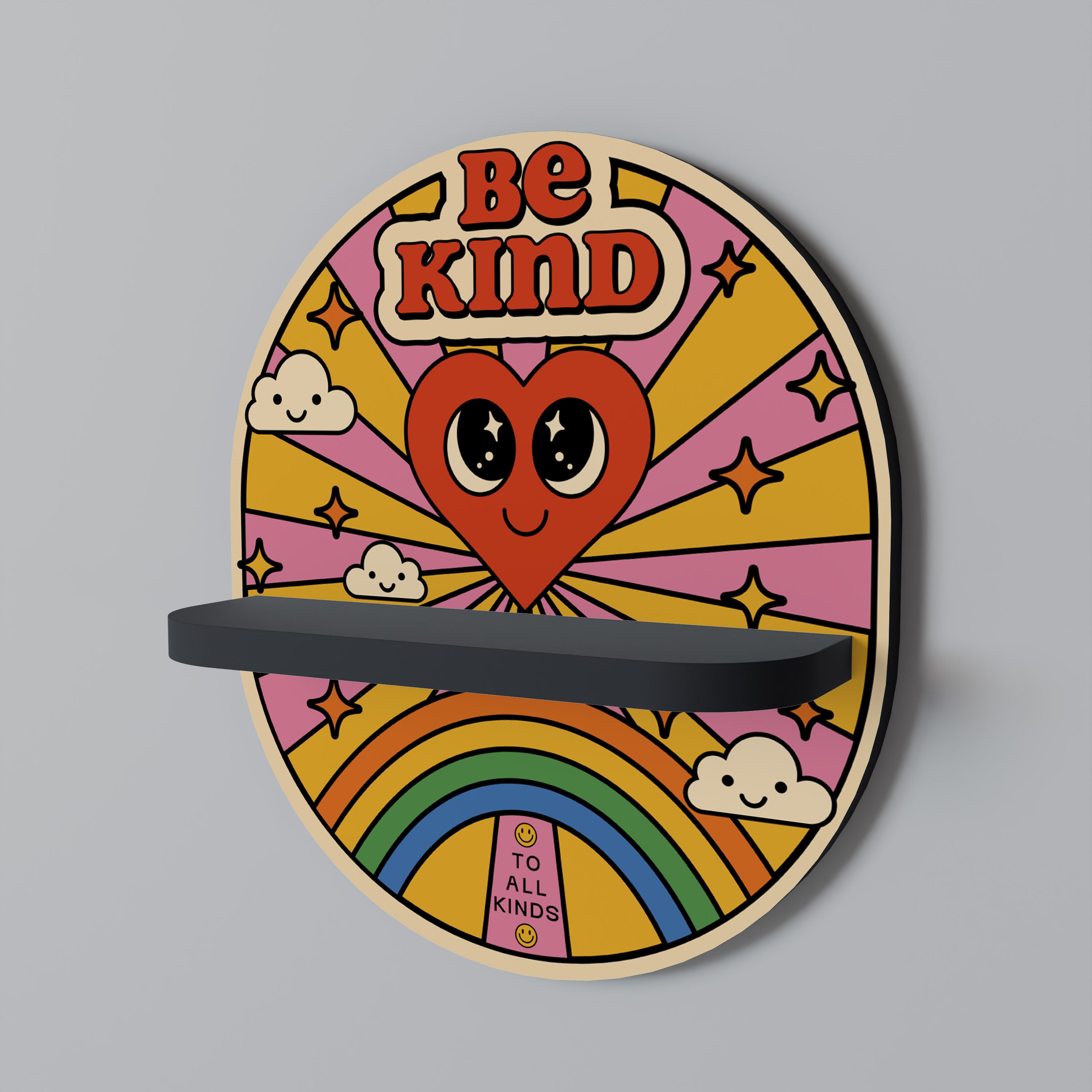 BE KIND Decorative Art Shelf