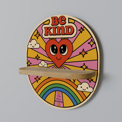 BE KIND Decorative Art Shelf