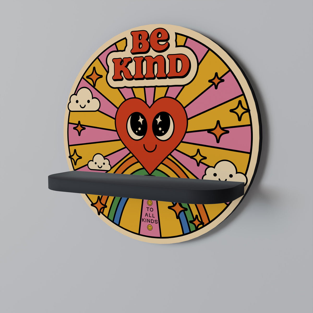 BE KIND Estante Artístico