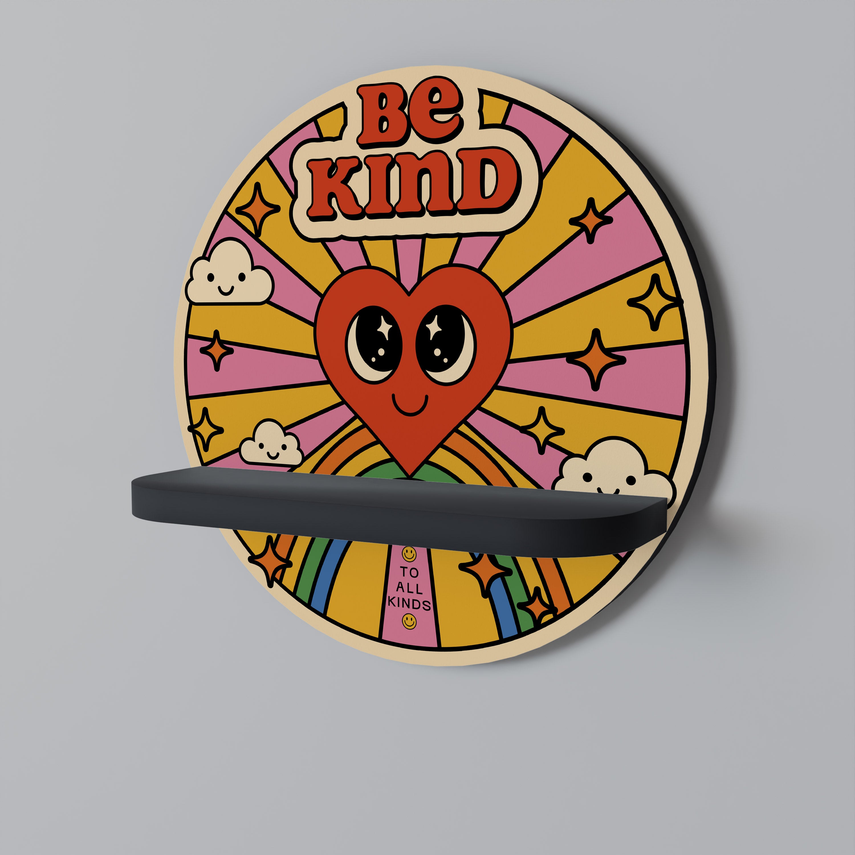 BE KIND Decorative Art Shelf