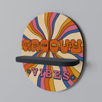 RADIANT GROOVY VIBES Decorative Art Shelf