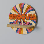 RADIANT GROOVY VIBES Decorative Art Shelf