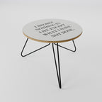 REGRET NOTHING Couchtisch