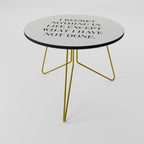 REGRET NOTHING Couchtisch