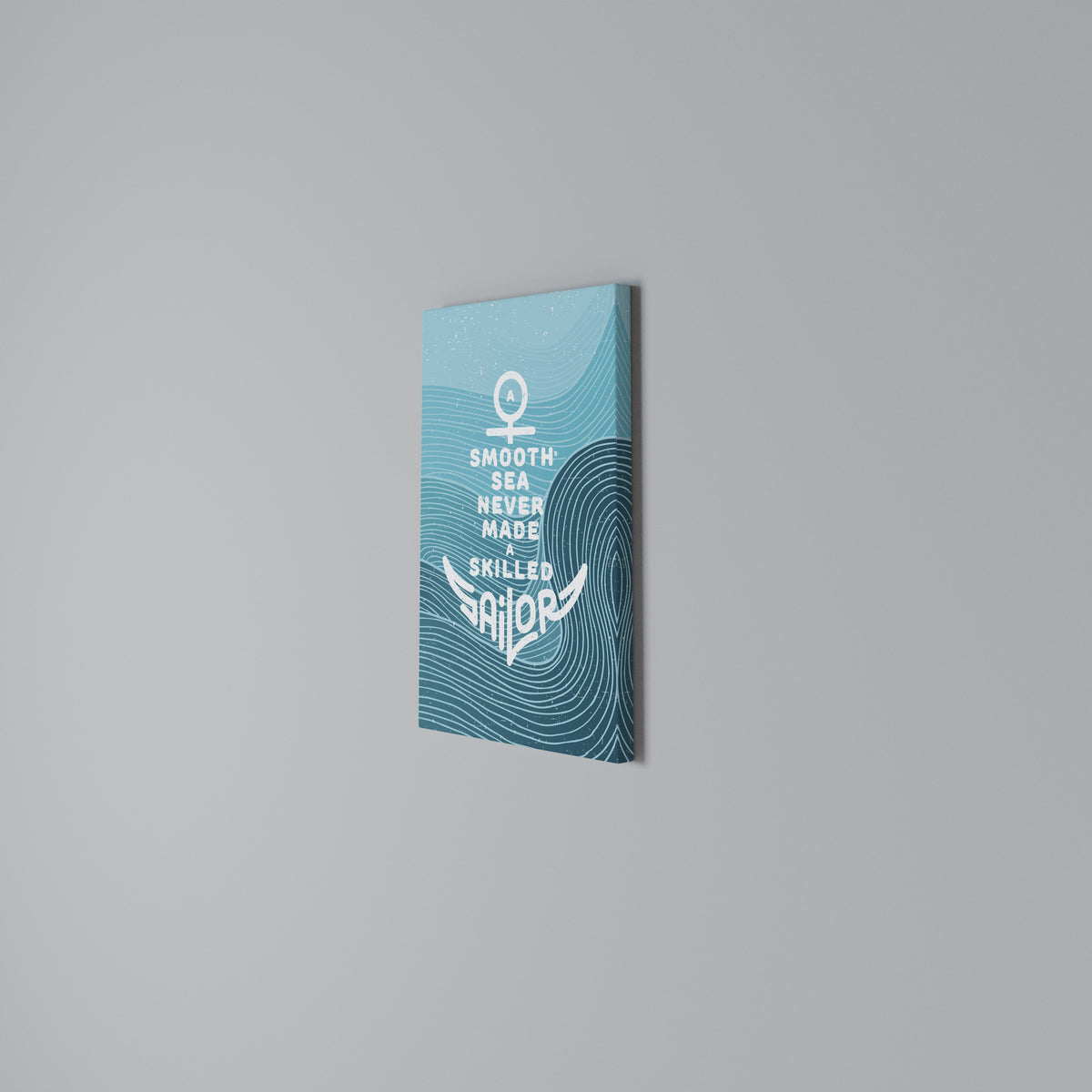 SKILLED SAILOR Vertical Canvas Print