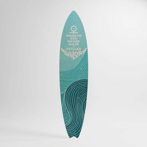 SKILLED SAILOR Painel Decorativo Prancha de Surf