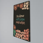 PEACE WITHIN Vertical Canvas Print