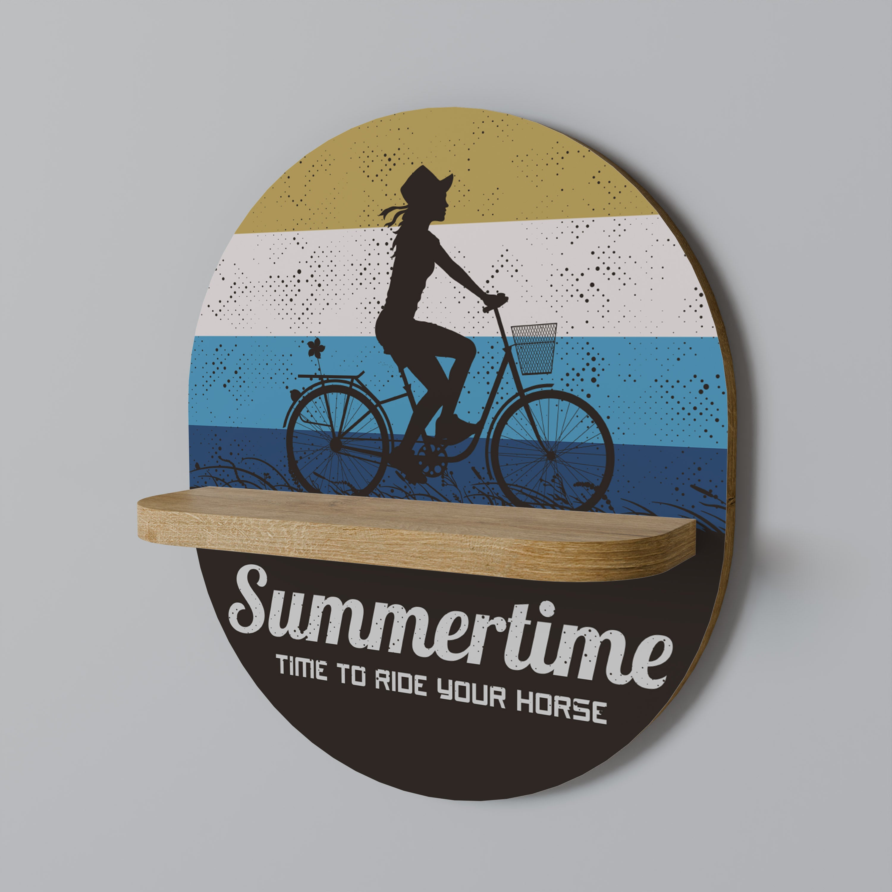 SUMMERTIME Decorative Art Shelf