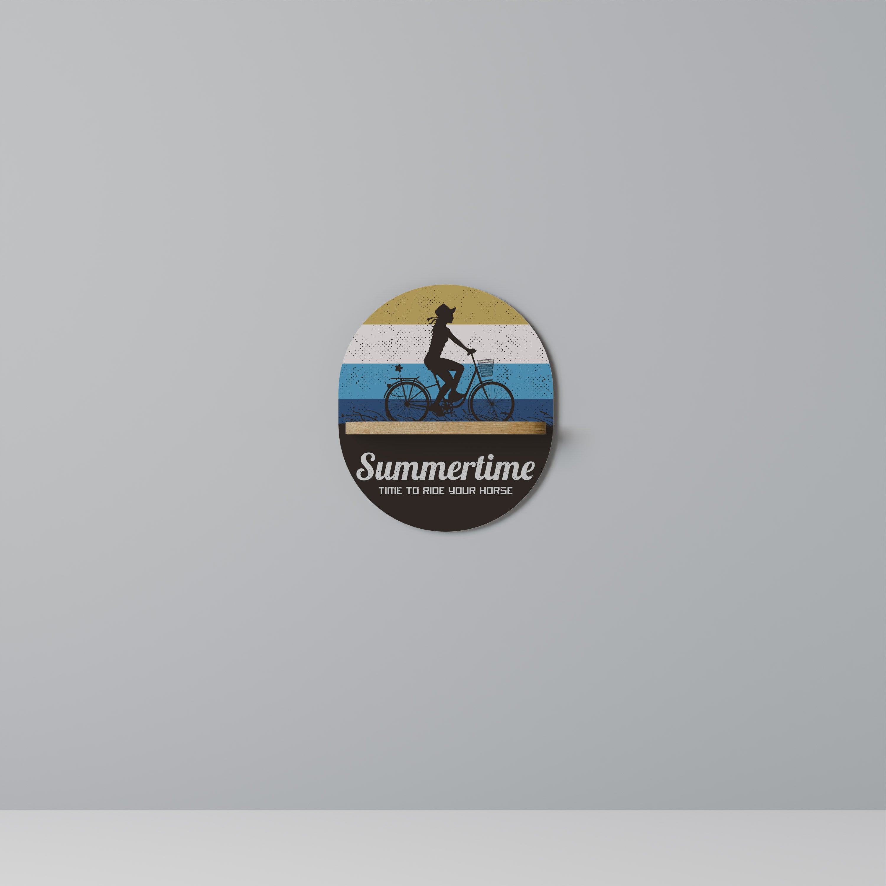 SUMMERTIME Decorative Art Shelf