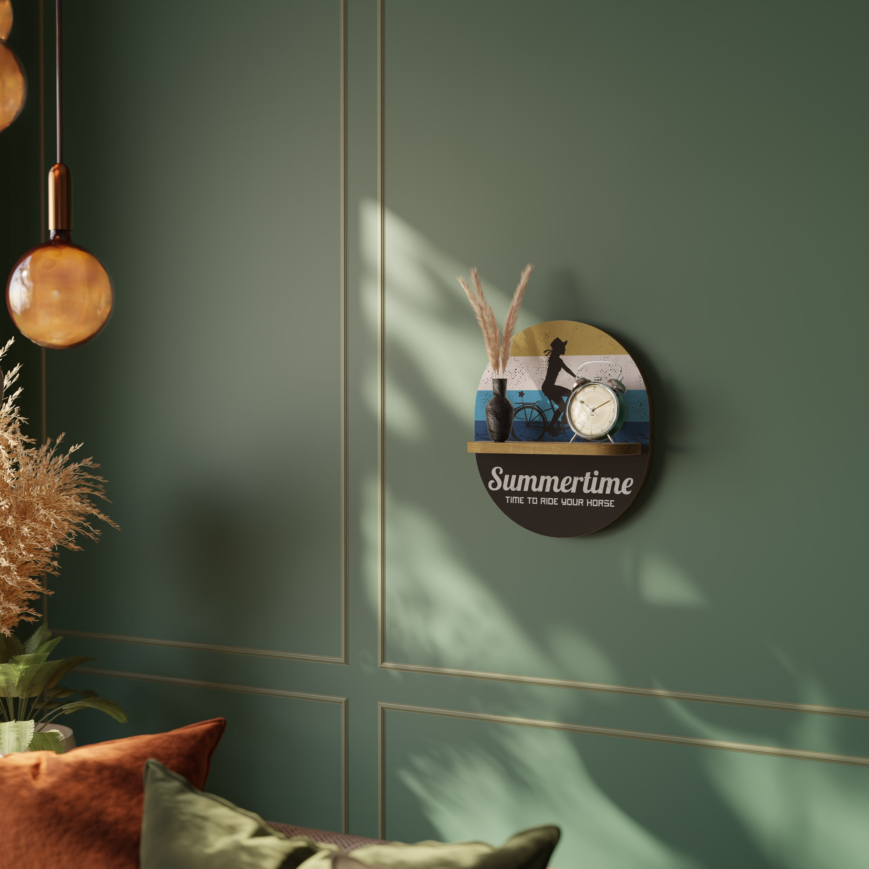 SUMMERTIME Decorative Art Shelf