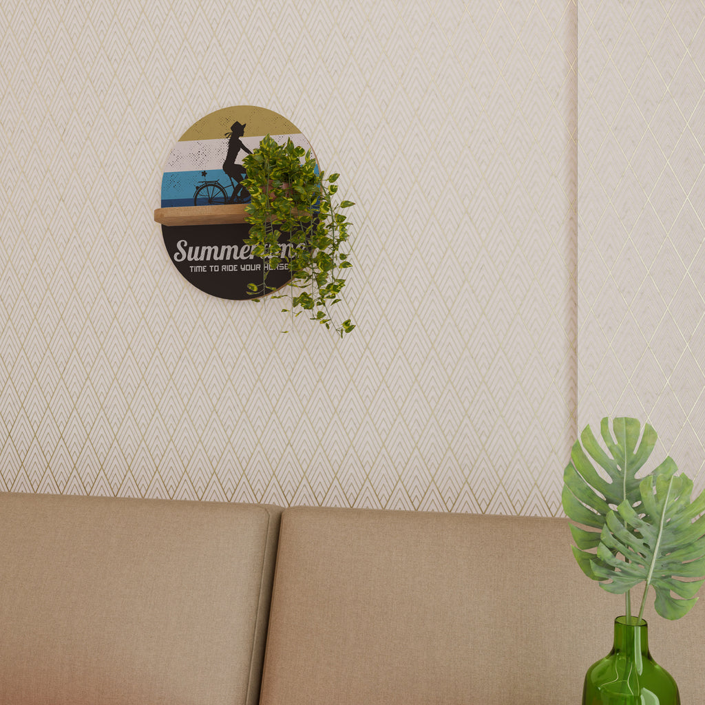 SUMMERTIME Decorative Art Shelf