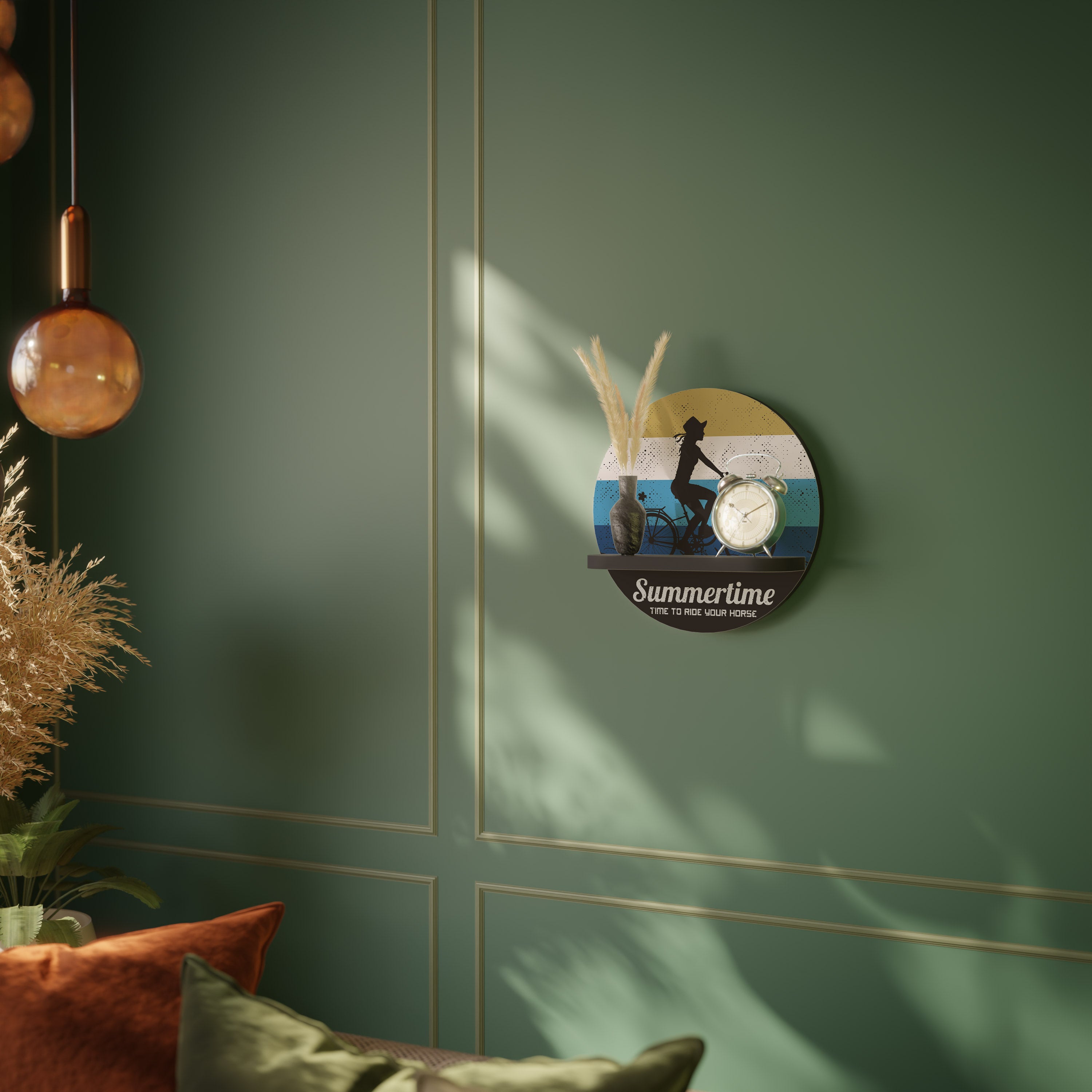 SUMMERTIME Decorative Art Shelf