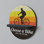 CHOOSE A BIKE Decorative Art Shelf