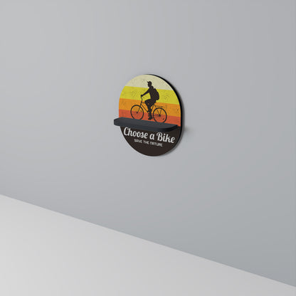 CHOOSE A BIKE Art Shelf