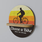 CHOOSE A BIKE Decorative Art Shelf