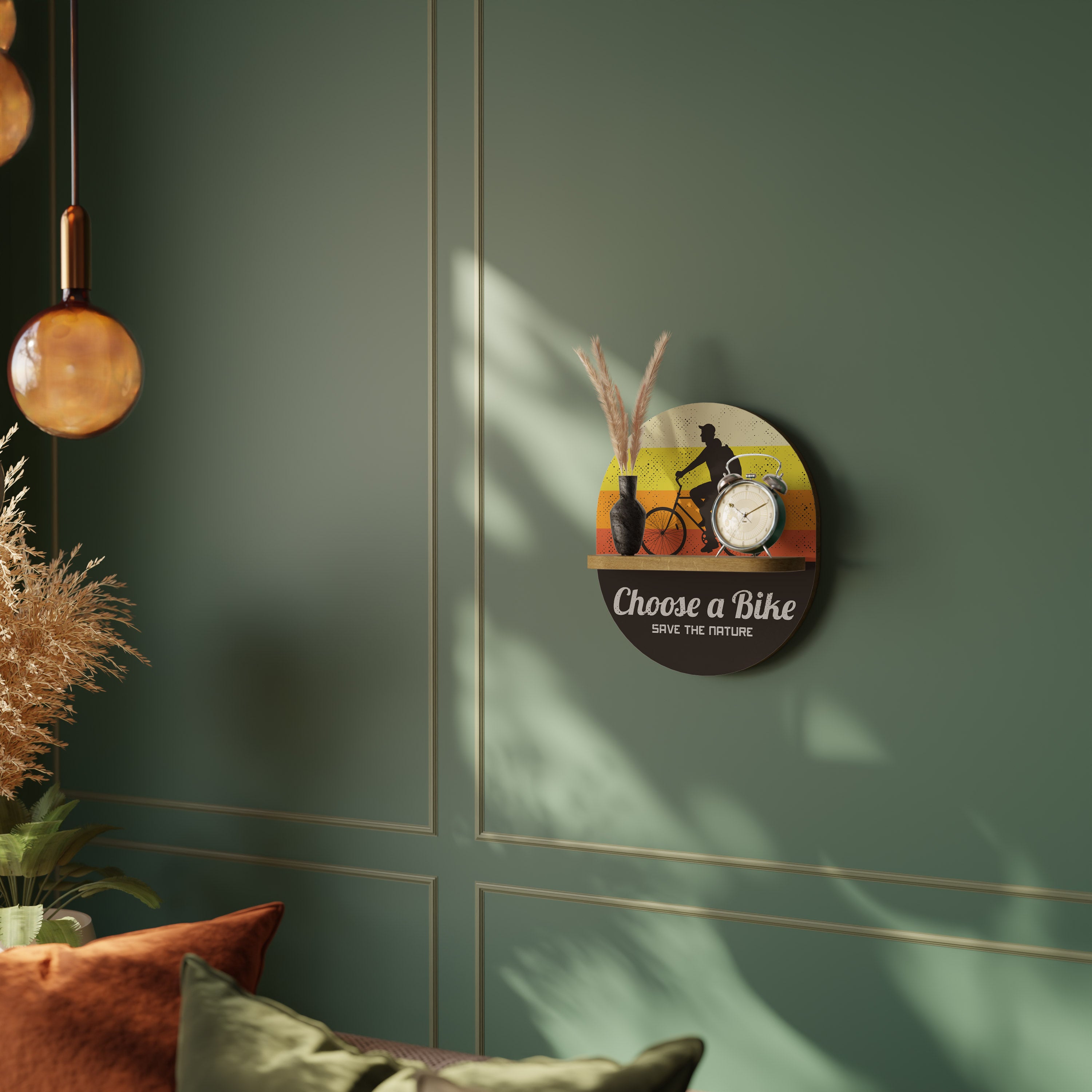 CHOOSE A BIKE Decorative Art Shelf